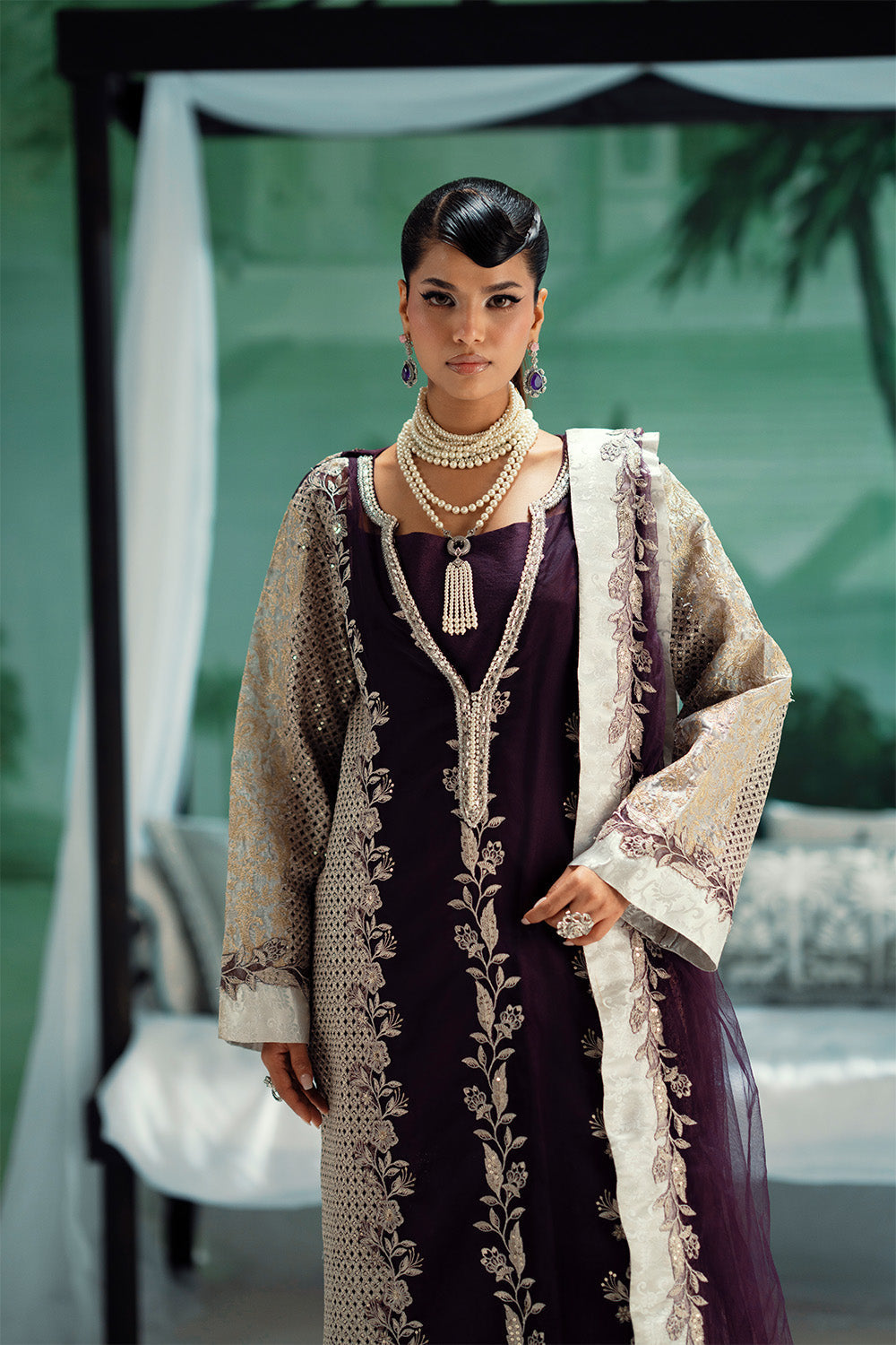 Maryum N Maria | Mushal Formals | ALIIZEE - MSU5541 - Pakistani Designer Dress - by Maryum N Maria - Type : Ladies Clothes - 100% Original at Saira Sultan