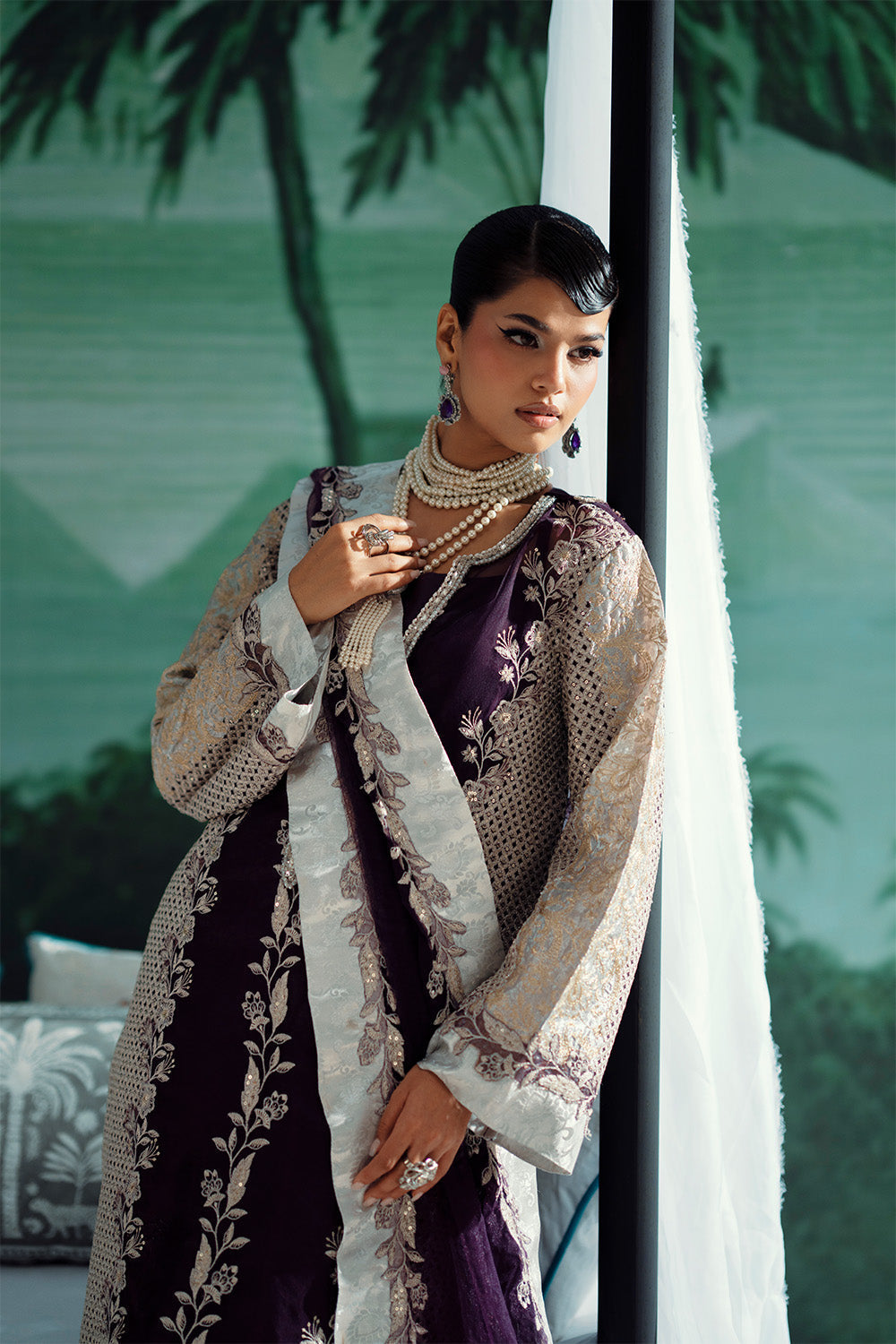Maryum N Maria | Mushal Formals | ALIIZEE - MSU5541 - Pakistani Designer Dress - by Maryum N Maria - Type : Ladies Clothes - 100% Original at Saira Sultan