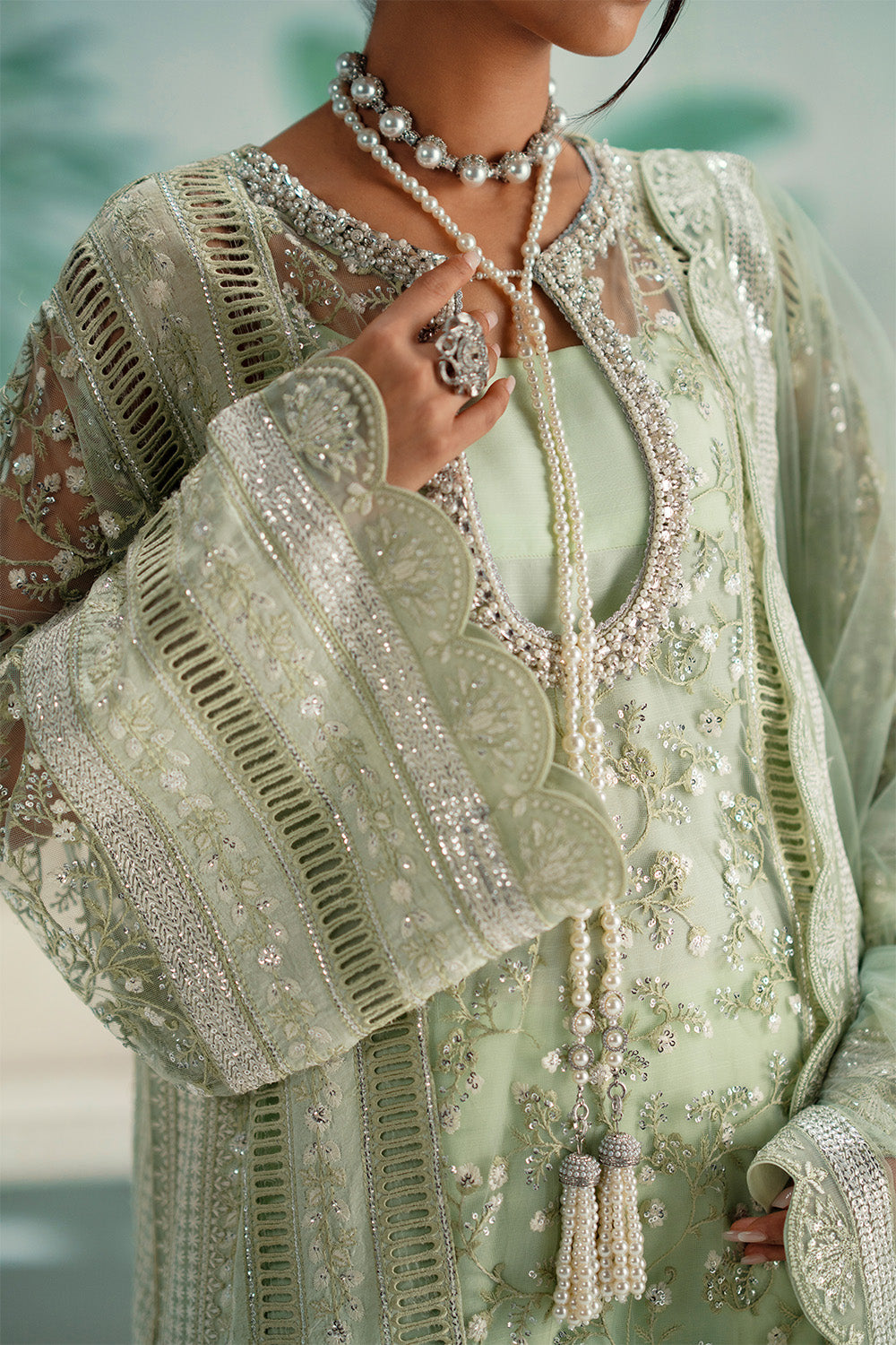 Maryum N Maria | Mushal Formals | CAMELIA - MSU5544 - Pakistani Designer Dress - by Maryum N Maria - Type : Ladies Clothes - 100% Original at Saira Sultan