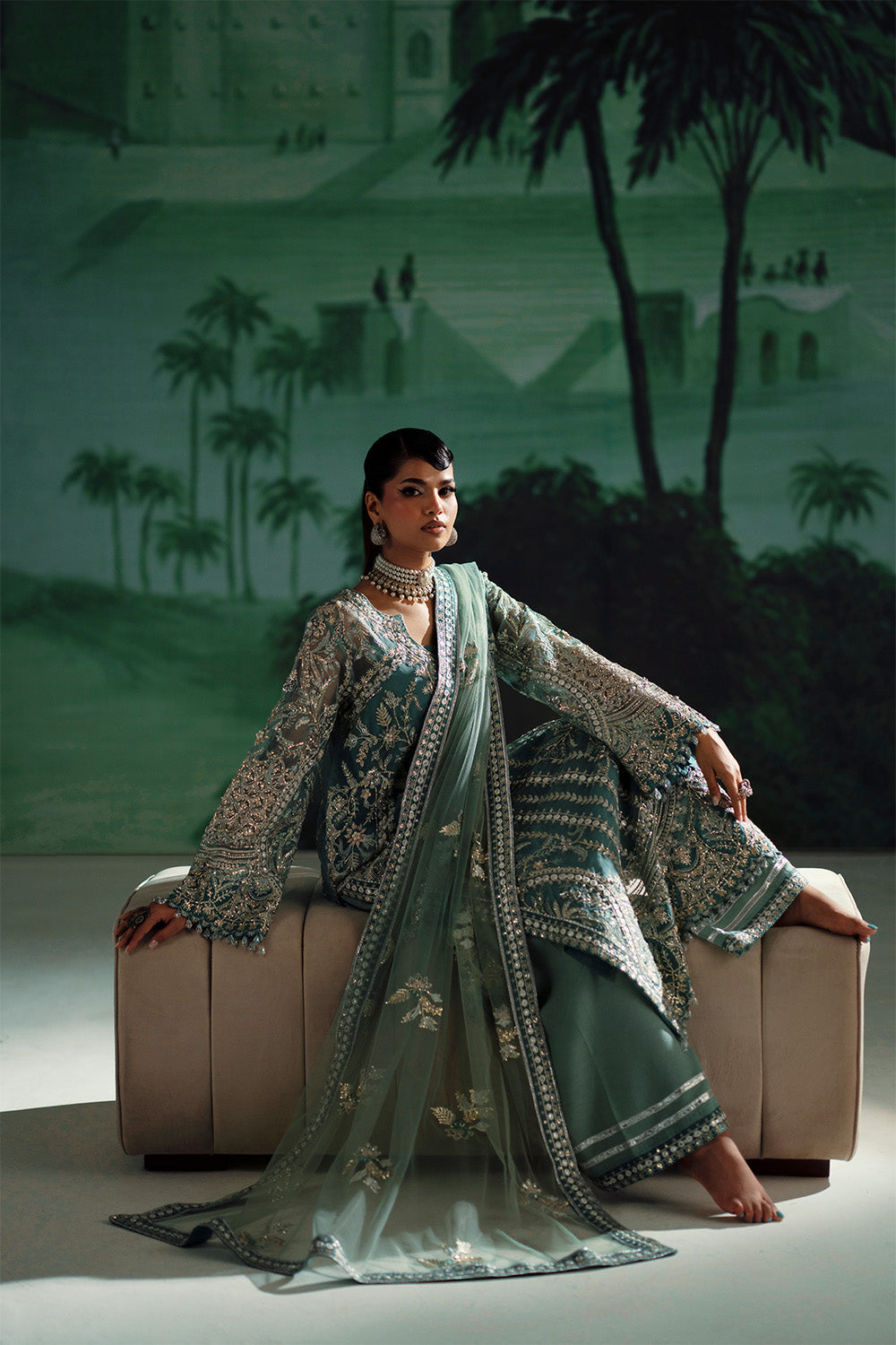 Maryum N Maria | Mushal Formals | GENEVIEVE - MSU5545 - Pakistani Designer Dress - by Maryum N Maria - Type : Ladies Clothes - 100% Original at Saira Sultan