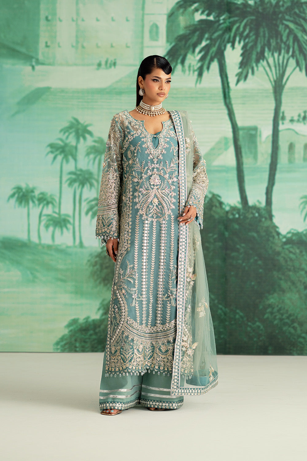 Maryum N Maria | Mushal Formals | GENEVIEVE - MSU5545 - Pakistani Designer Dress - by Maryum N Maria - Type : Ladies Clothes - 100% Original at Saira Sultan