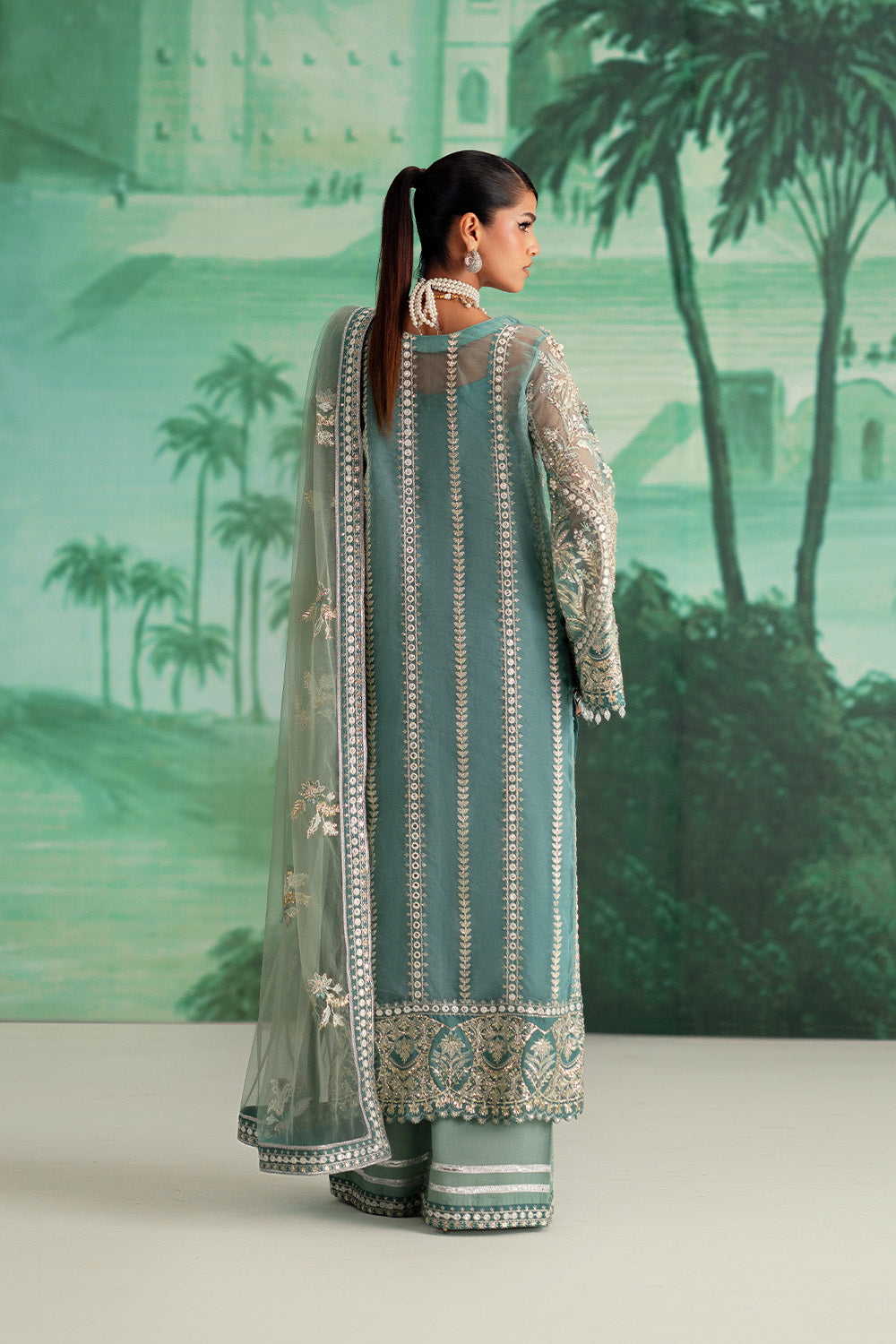 Maryum N Maria | Mushal Formals | GENEVIEVE - MSU5545 - Pakistani Designer Dress - by Maryum N Maria - Type : Ladies Clothes - 100% Original at Saira Sultan