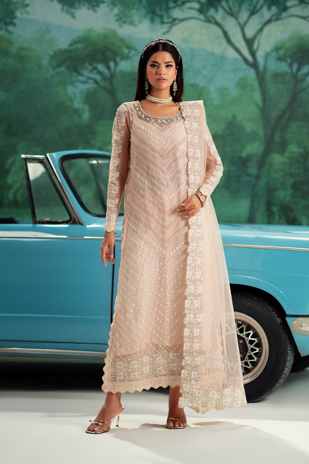 Maryum N Maria | Mushal Formals | CHARLENE - MSU5551 - Pakistani Designer Dress - by Maryum N Maria - Type : Ladies Clothes - 100% Original at Saira Sultan