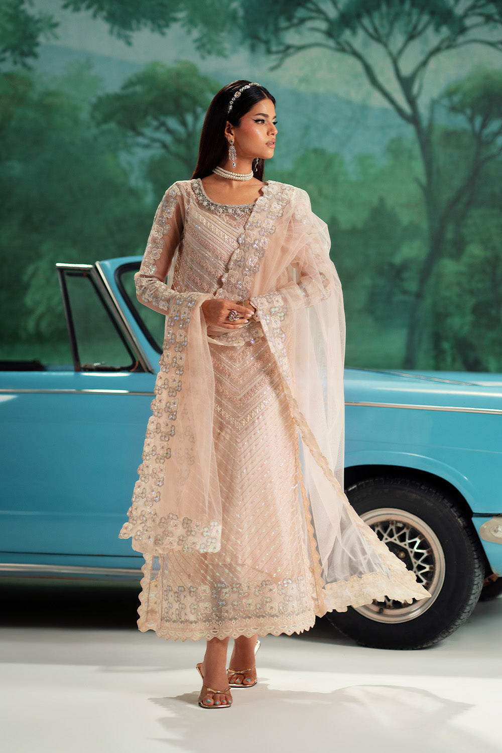 Maryum N Maria | Mushal Formals | CHARLENE - MSU5551 - Pakistani Designer Dress - by Maryum N Maria - Type : Ladies Clothes - 100% Original at Saira Sultan