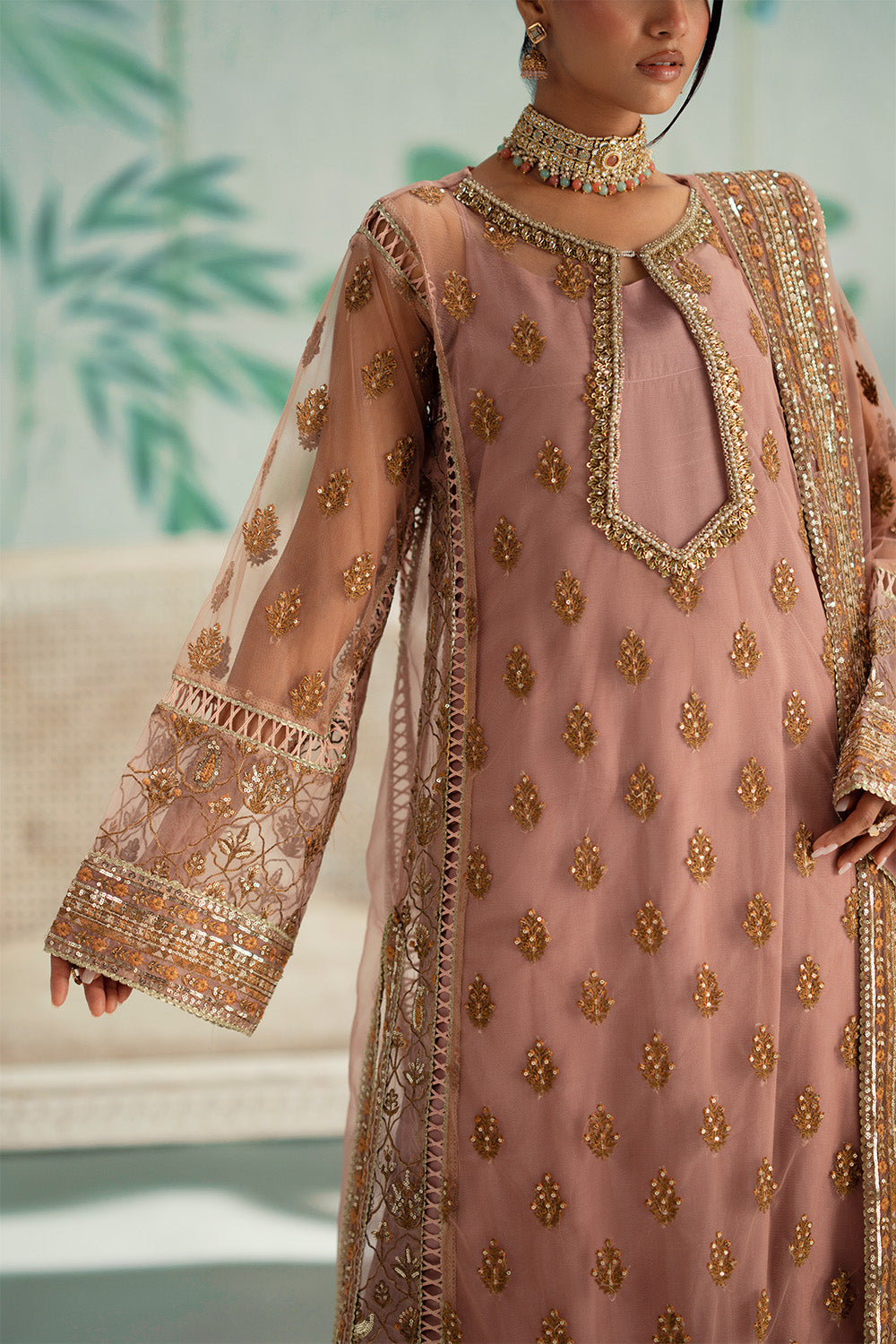 Maryum N Maria | Mushal Formals | NATHALIE - MSU5555 - Pakistani Designer Dress - by Maryum N Maria - Type : Ladies Clothes - 100% Original at Saira Sultan