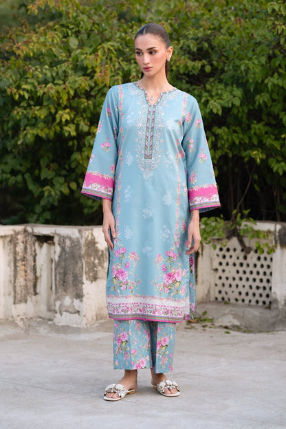 Xenia Formals | Summer Away 25 | ROSARIO M Sky Blue Lawn