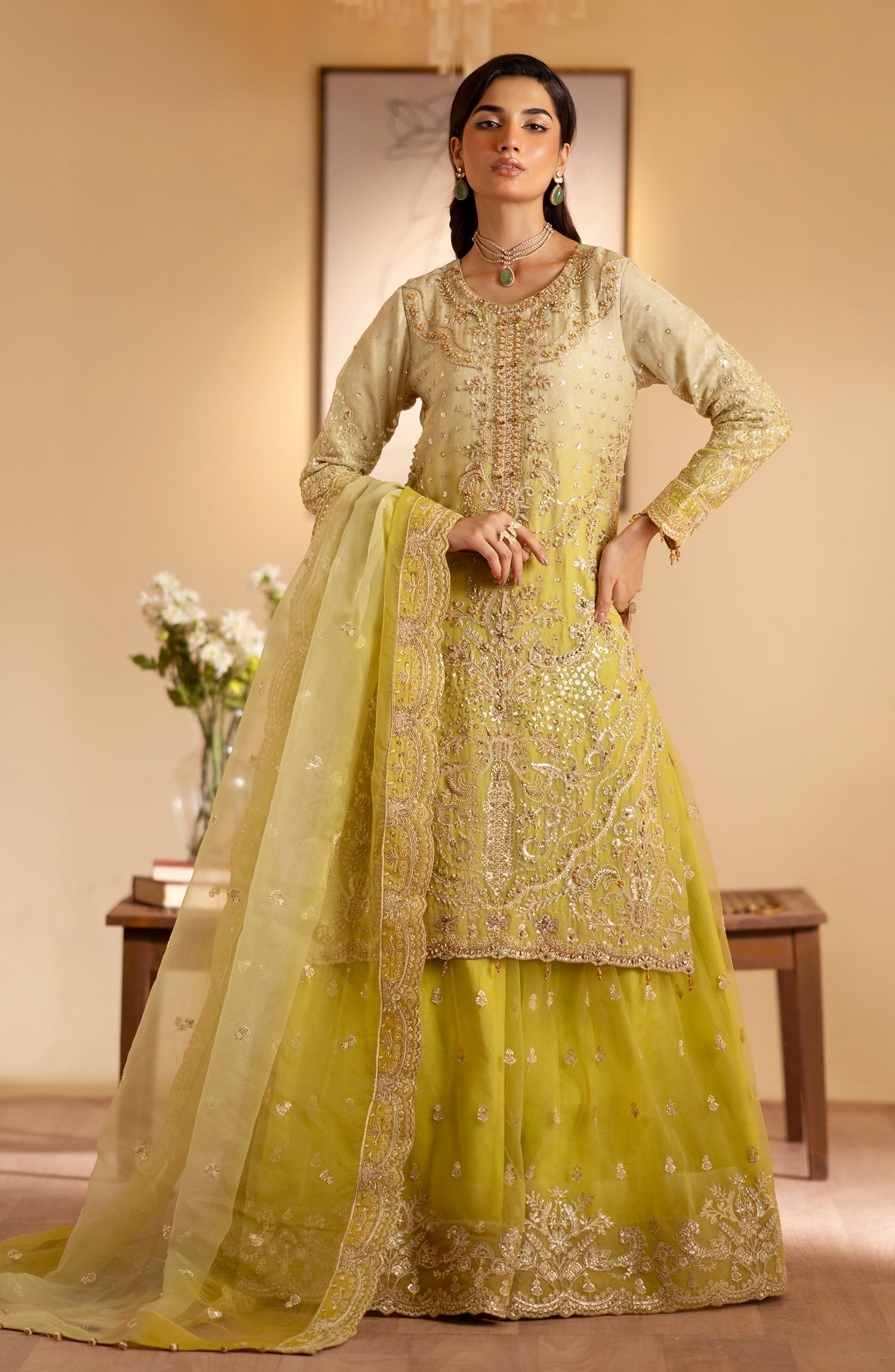 Emaan Adeel | Romansiyyah Luxury Formals 24 | Sabian - Pakistani Designer Dress - by Emaan Adeel | Type: Formal - 100% Original at Saira Sultan