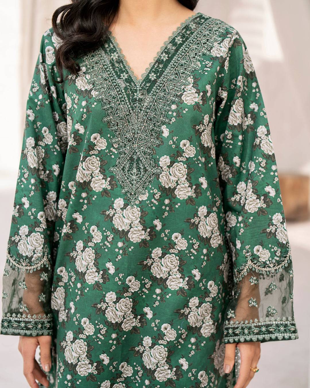 Xenia Formals | Summer Soiree Lawn | TAAMASI HARA - Pakistani Designer Dress - by Xenia Formals | Type: Casuals - 100% Original at Saira Sultan