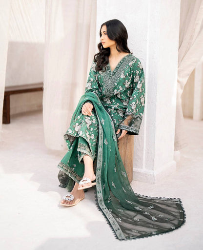 Xenia Formals | Summer Soiree Lawn | TAAMASI HARA - Pakistani Designer Dress - by Xenia Formals | Type: Casuals - 100% Original at Saira Sultan