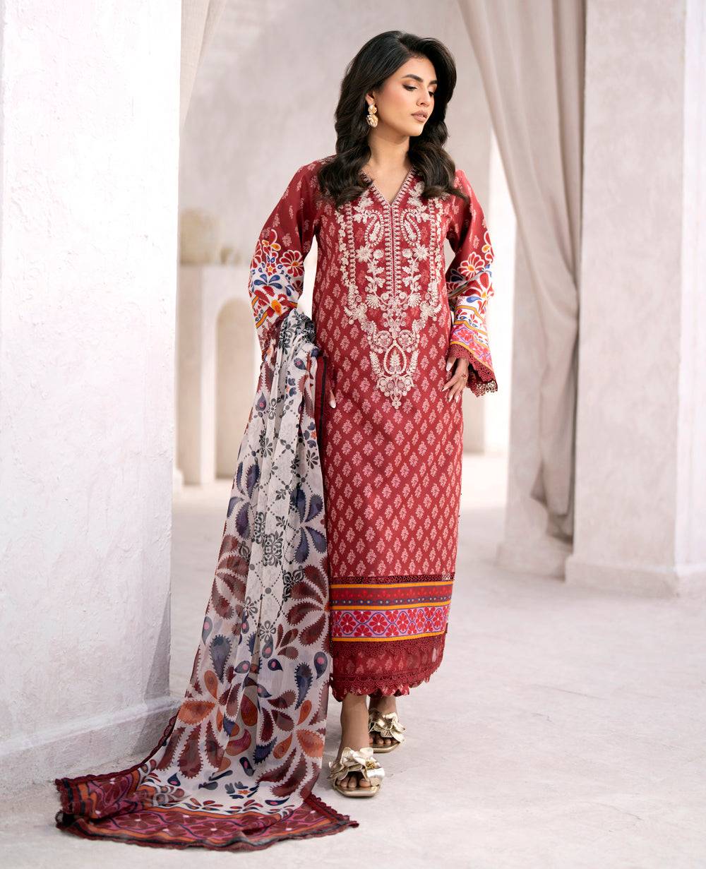 Xenia Formals | Summer Soiree Lawn | TROPEZ - Pakistani Designer Dress - by Xenia Formals | Type: Casuals - 100% Original at Saira Sultan