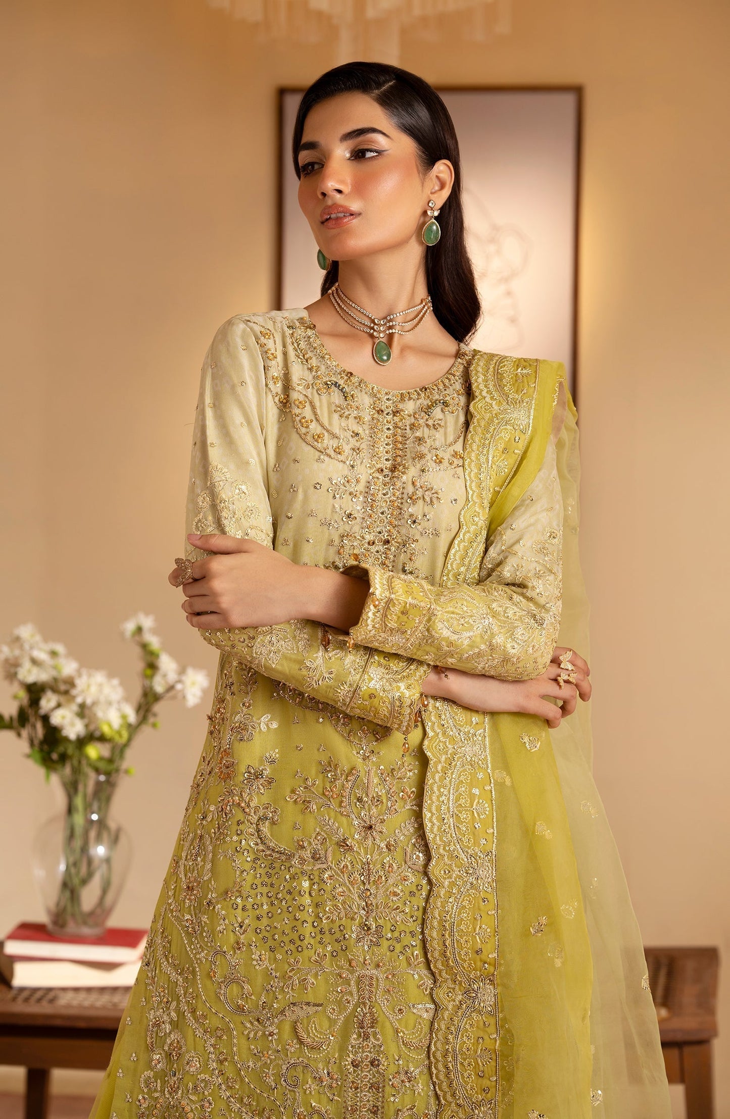 Emaan Adeel | Romansiyyah Luxury Formals 24 | Sabian - Pakistani Designer Dress - by Emaan Adeel | Type: Formal - 100% Original at Saira Sultan