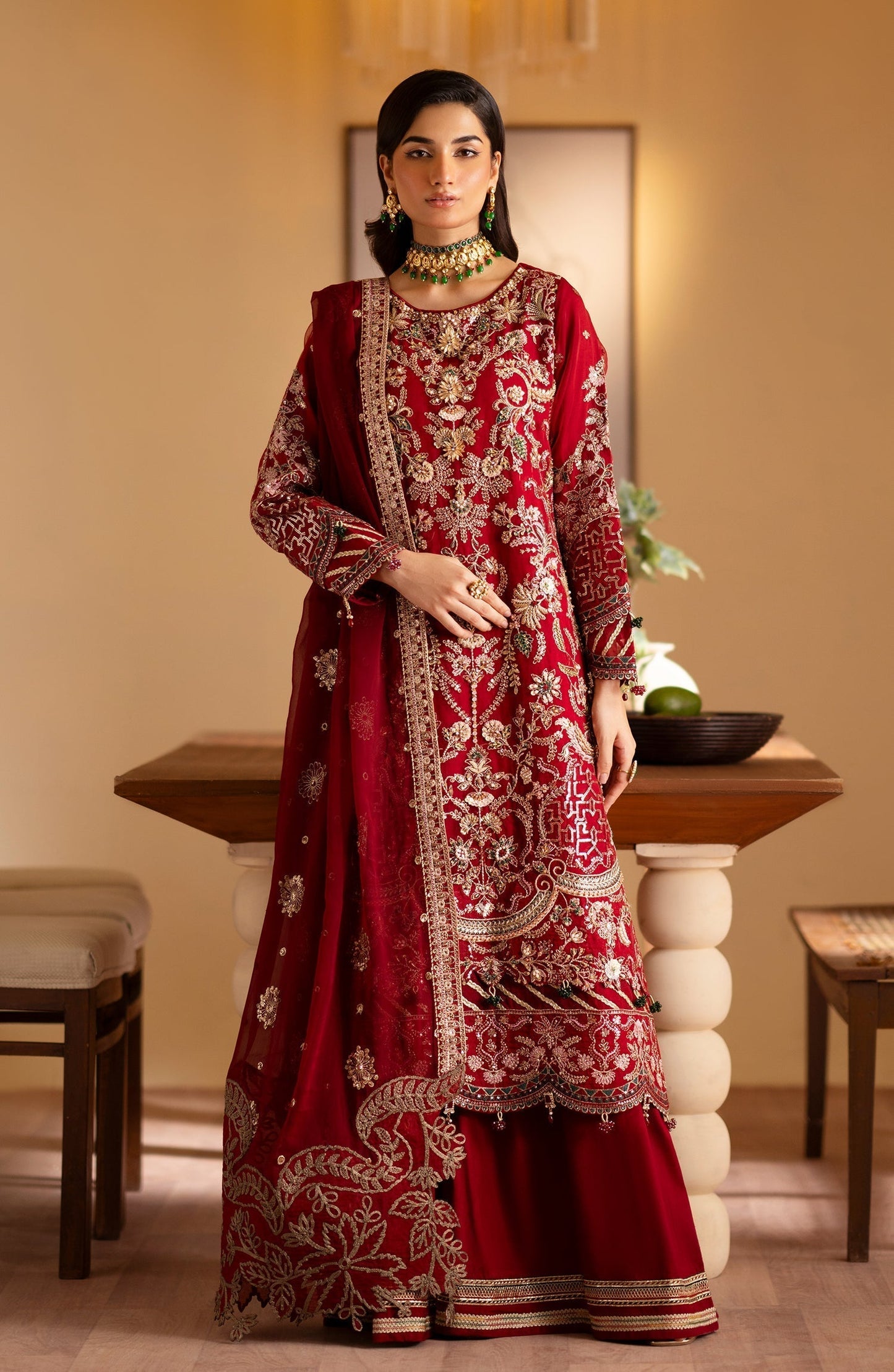 Emaan Adeel | Romansiyyah Luxury Formals 24 | Nashwa - Pakistani Designer Dress - by Emaan Adeel | Type: Formal - 100% Original at Saira Sultan