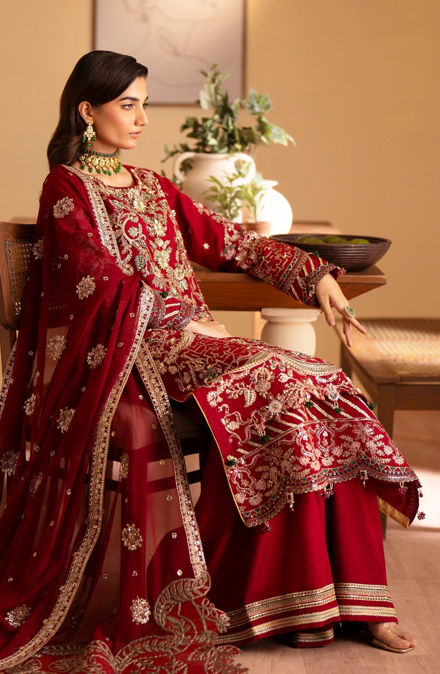 Emaan Adeel | Romansiyyah Luxury Formals 24 | Nashwa - Pakistani Designer Dress - by Emaan Adeel | Type: Formal - 100% Original at Saira Sultan
