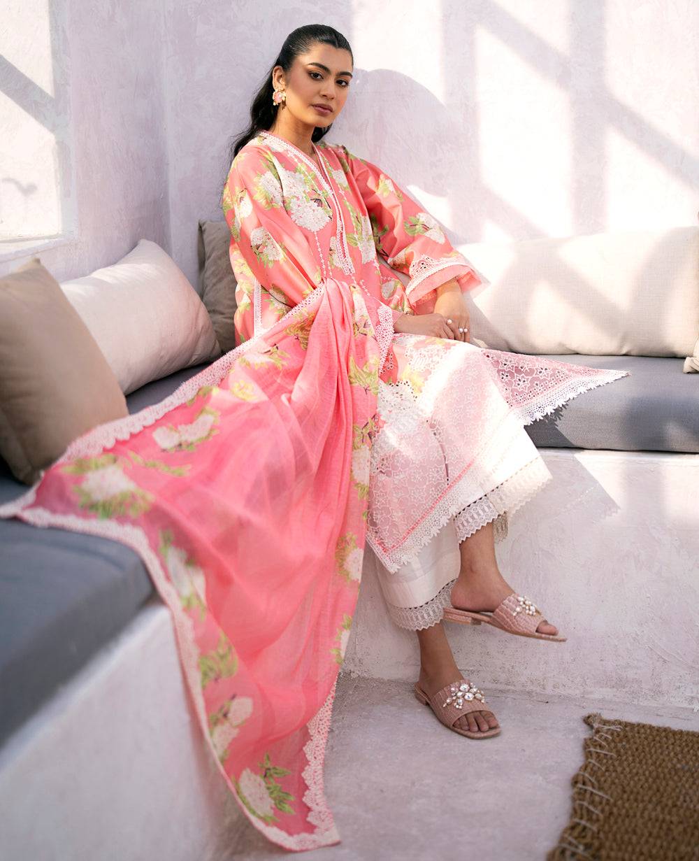 Xenia Formals | Summer Soiree Lawn | CHELLAM - Pakistani Designer Dress - by Xenia Formals | Type: Casuals - 100% Original at Saira Sultan