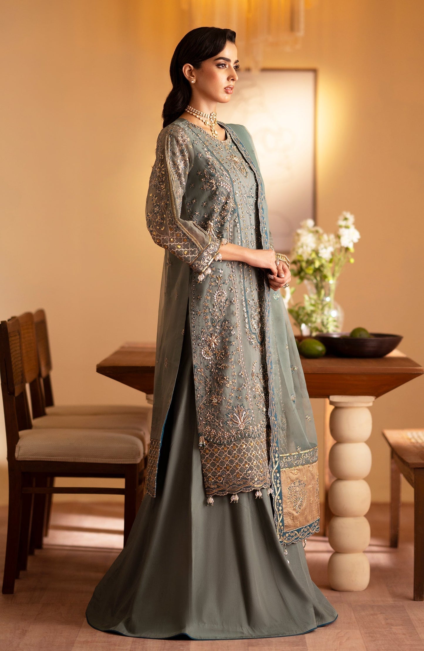 Emaan Adeel | Romansiyyah Luxury Formals 24 | Roheen - Pakistani Designer Dress - by Emaan Adeel | Type: Formal - 100% Original at Saira Sultan