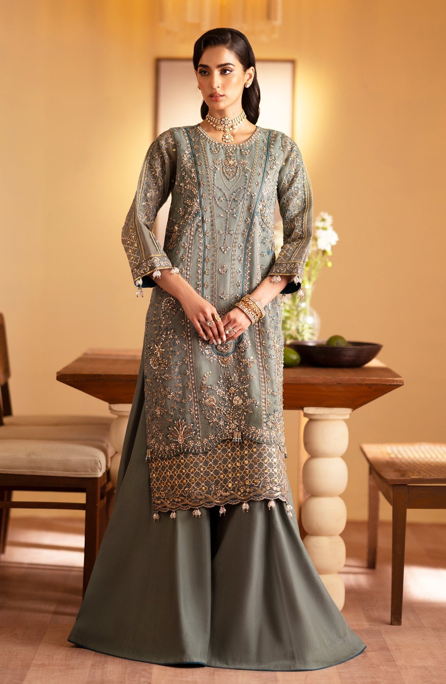 Emaan Adeel | Romansiyyah Luxury Formals 24 | Roheen - Pakistani Designer Dress - by Emaan Adeel | Type: Formal - 100% Original at Saira Sultan