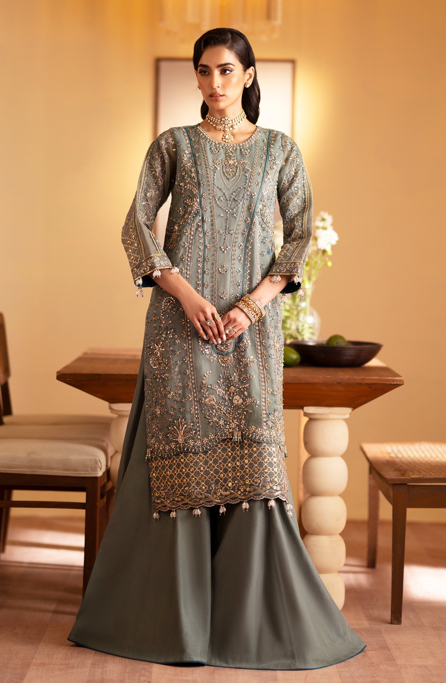 Emaan Adeel | Romansiyyah Luxury Formals 24 | Roheen - Pakistani Designer Dress - by Emaan Adeel | Type: Formal - 100% Original at Saira Sultan
