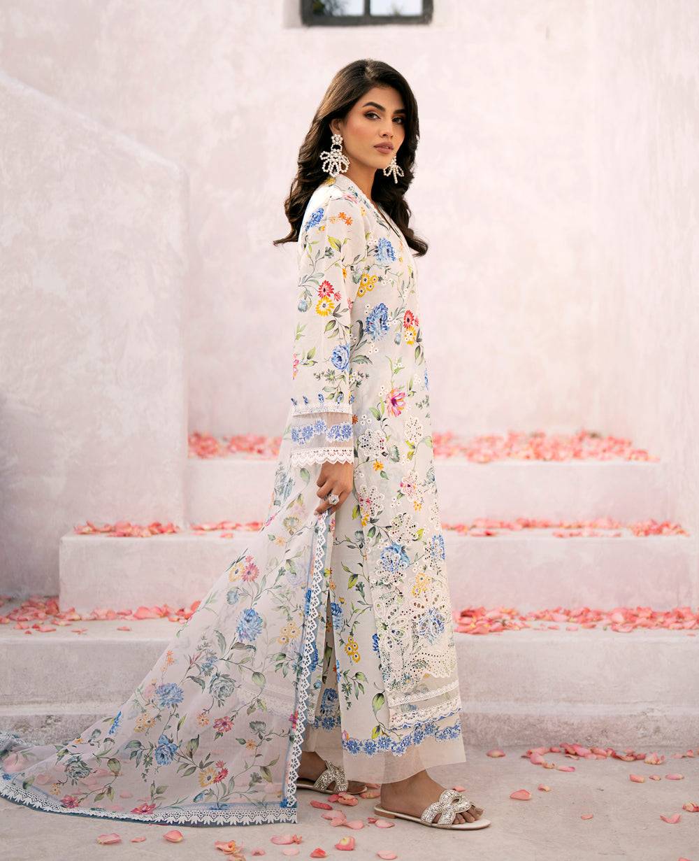 Xenia Formals | Summer Soiree Lawn | ZARIFA - Pakistani Designer Dress - by Xenia Formals | Type: Casuals - 100% Original at Saira Sultan