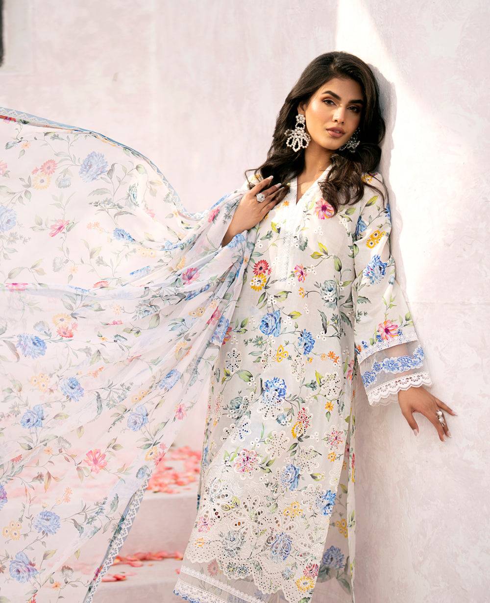 Xenia Formals | Summer Soiree Lawn | ZARIFA - Pakistani Designer Dress - by Xenia Formals | Type: Casuals - 100% Original at Saira Sultan