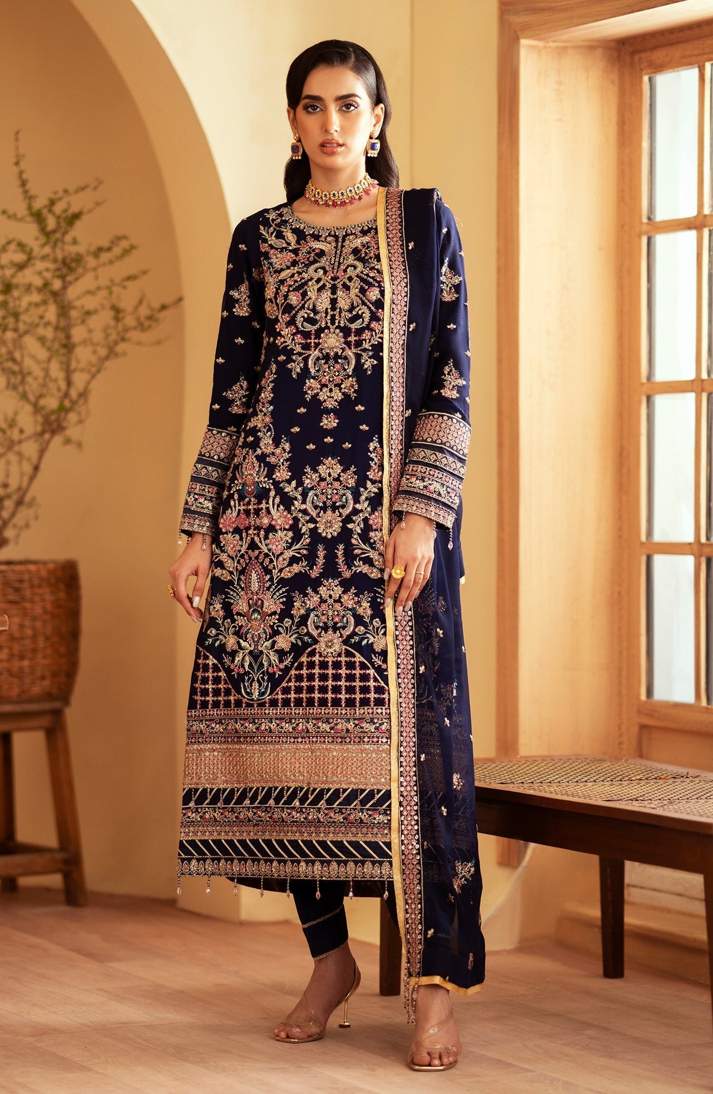 Emaan Adeel | Romansiyyah Luxury Formals 24 | Nageena - Pakistani Designer Dress - by Emaan Adeel | Type: Formal - 100% Original at Saira Sultan