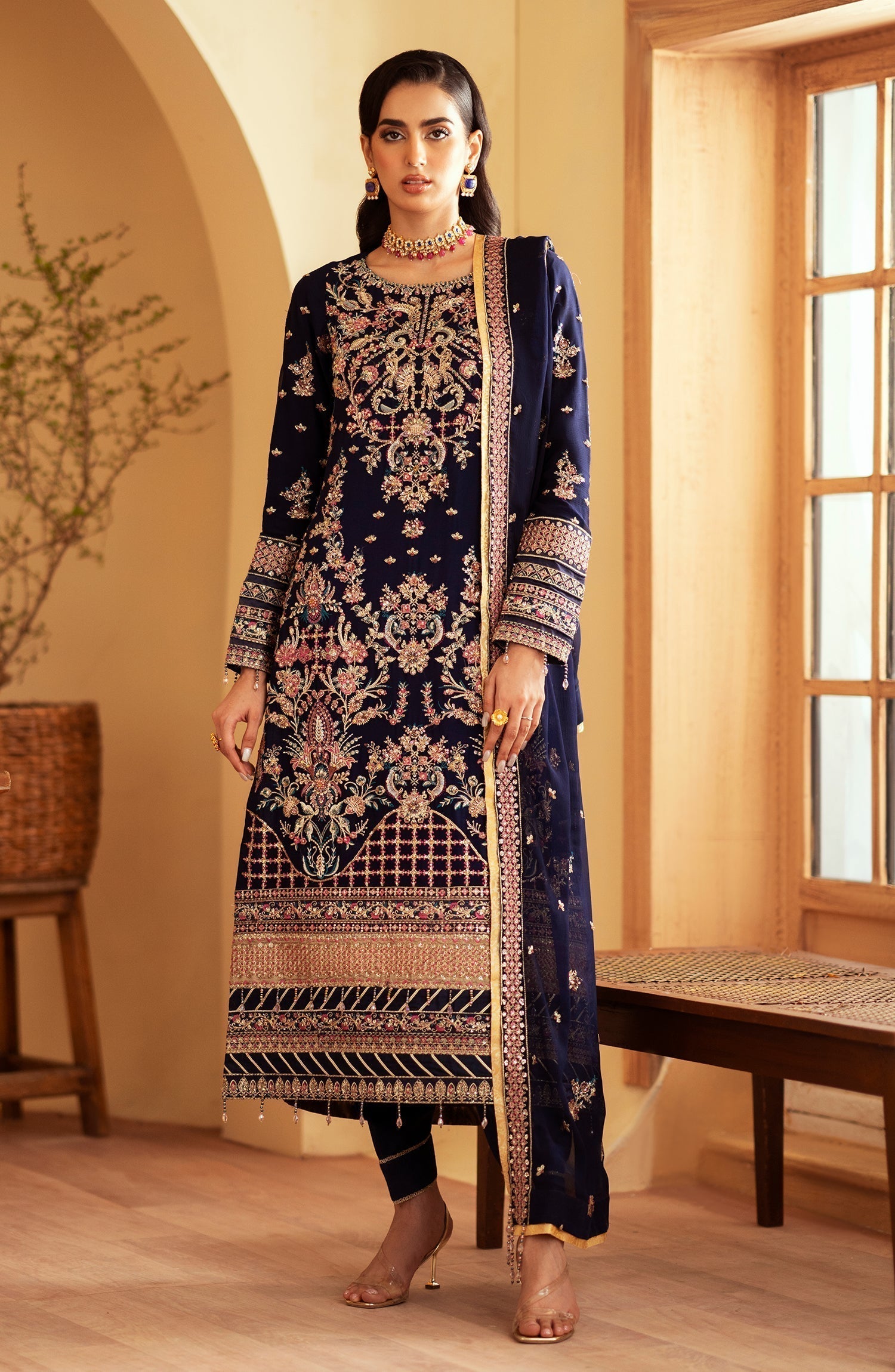 Emaan Adeel | Romansiyyah Luxury Formals 24 | Nageena - Pakistani Designer Dress - by Emaan Adeel | Type: Formal - 100% Original at Saira Sultan