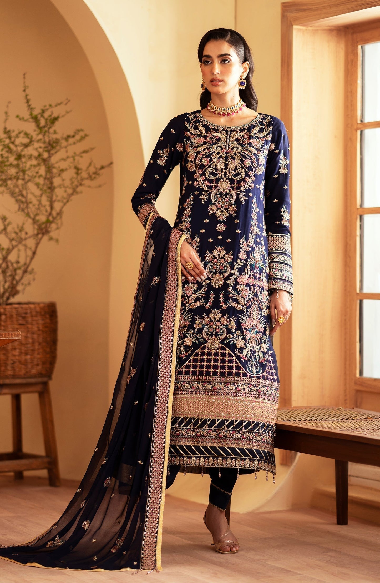 Emaan Adeel | Romansiyyah Luxury Formals 24 | Nageena - Pakistani Designer Dress - by Emaan Adeel | Type: Formal - 100% Original at Saira Sultan