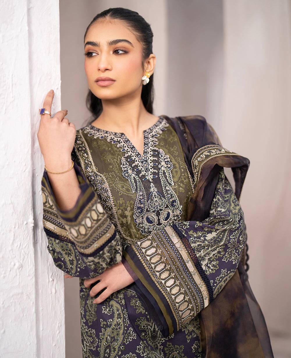 Xenia Formals | Summer Soiree Lawn | CHAKIR - Pakistani Designer Dress - by Xenia Formals | Type: Casuals - 100% Original at Saira Sultan