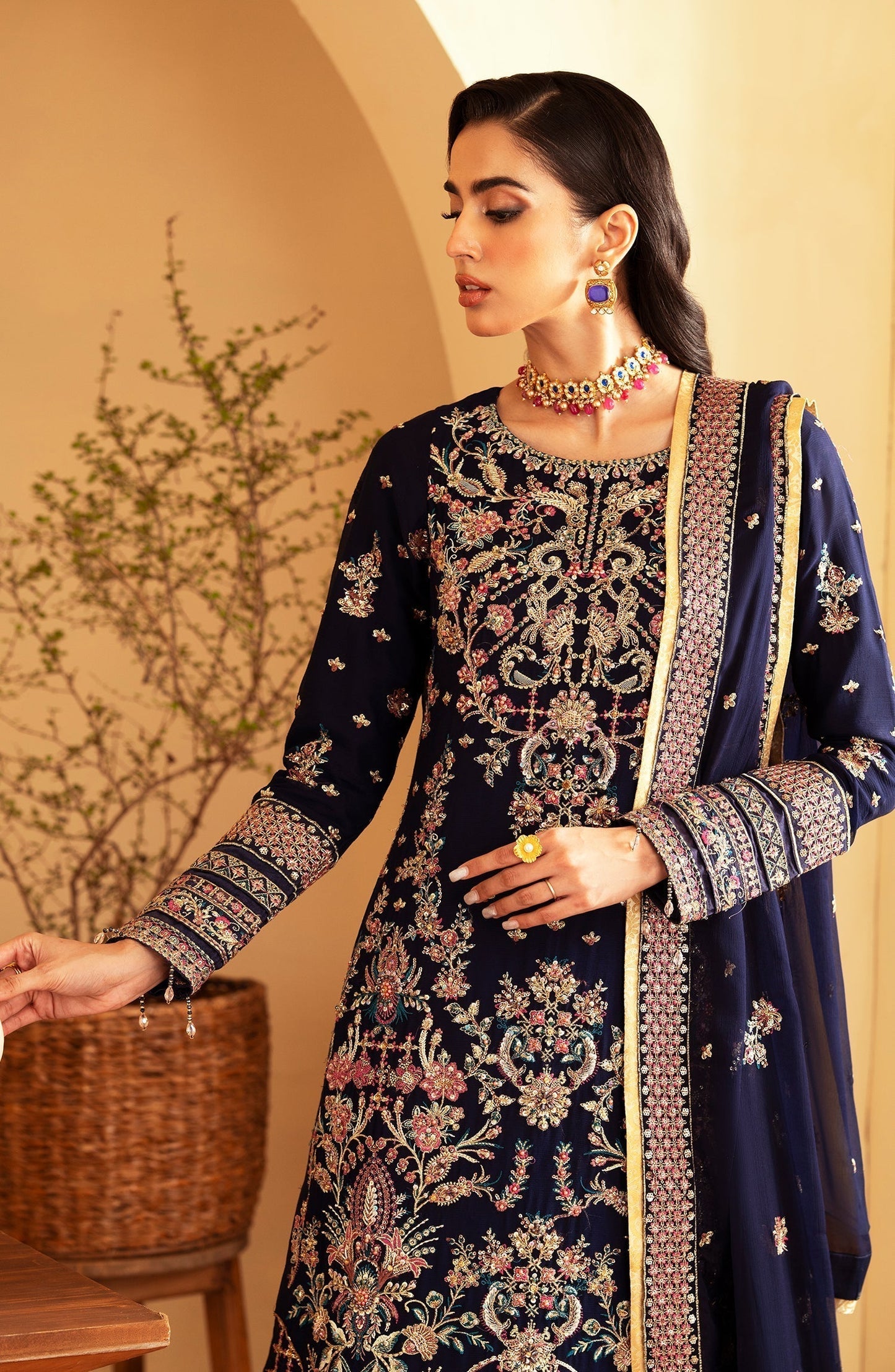 Emaan Adeel | Romansiyyah Luxury Formals 24 | Nageena - Pakistani Designer Dress - by Emaan Adeel | Type: Formal - 100% Original at Saira Sultan
