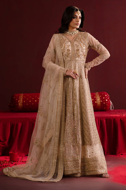 Emaan Adeel | Nooresha Formals 25 | Safira XS Off White Net