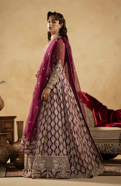 Maryum N Maria | Zamani Beghum Formals 23 | Ametyst-(MW23-512) - Pakistani Designer Dress - by Maryum N Maria | Type: Bridal - 100% Original at Saira Sultan