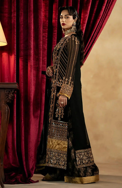 Maryum N Maria | Zamani Beghum Formals 23 | Amber-(MW23-519) - Pakistani Designer Dress - by Maryum N Maria | Type: Bridal - 100% Original at Saira Sultan