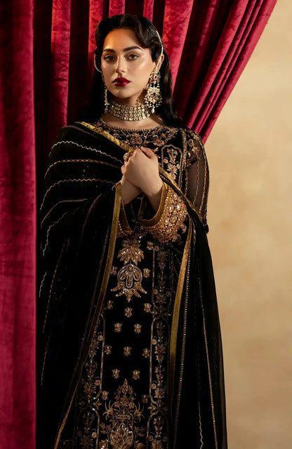 Maryum N Maria | Zamani Beghum Formals 23 | Amber-(MW23-519) - Pakistani Designer Dress - by Maryum N Maria | Type: Bridal - 100% Original at Saira Sultan