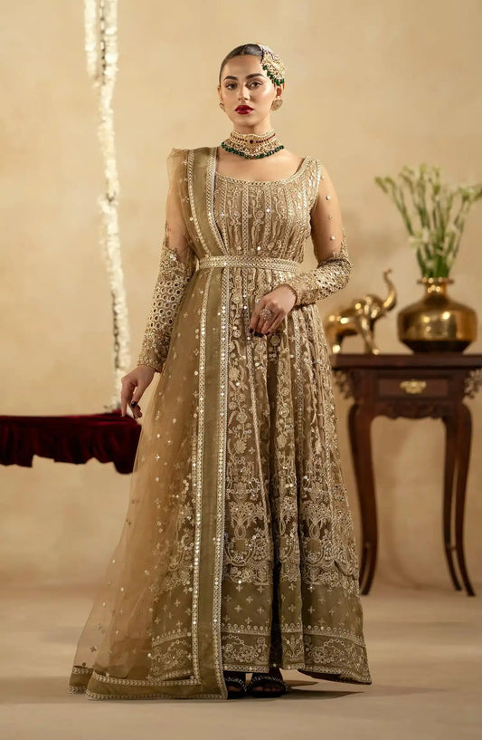 Maryum N Maria | Zamani Beghum Formals 23 | Crystal Quartz-(MW23-520) - Pakistani Designer Dress - by Maryum N Maria | Type: Formal - 100% Original at Saira Sultan