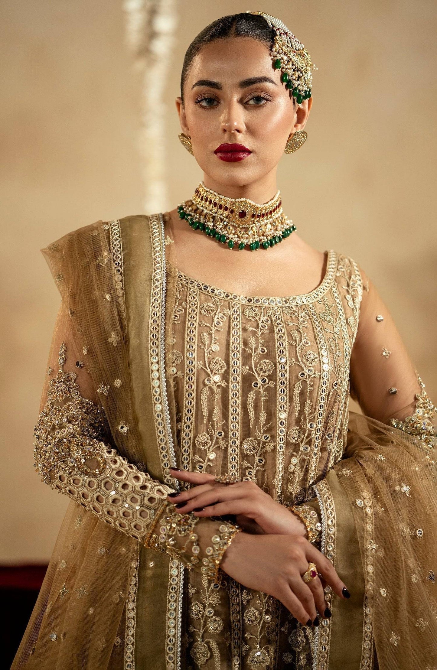 Maryum N Maria | Zamani Beghum Formals 23 | Crystal Quartz-(MW23-520) - Pakistani Designer Dress - by Maryum N Maria | Type: Formal - 100% Original at Saira Sultan