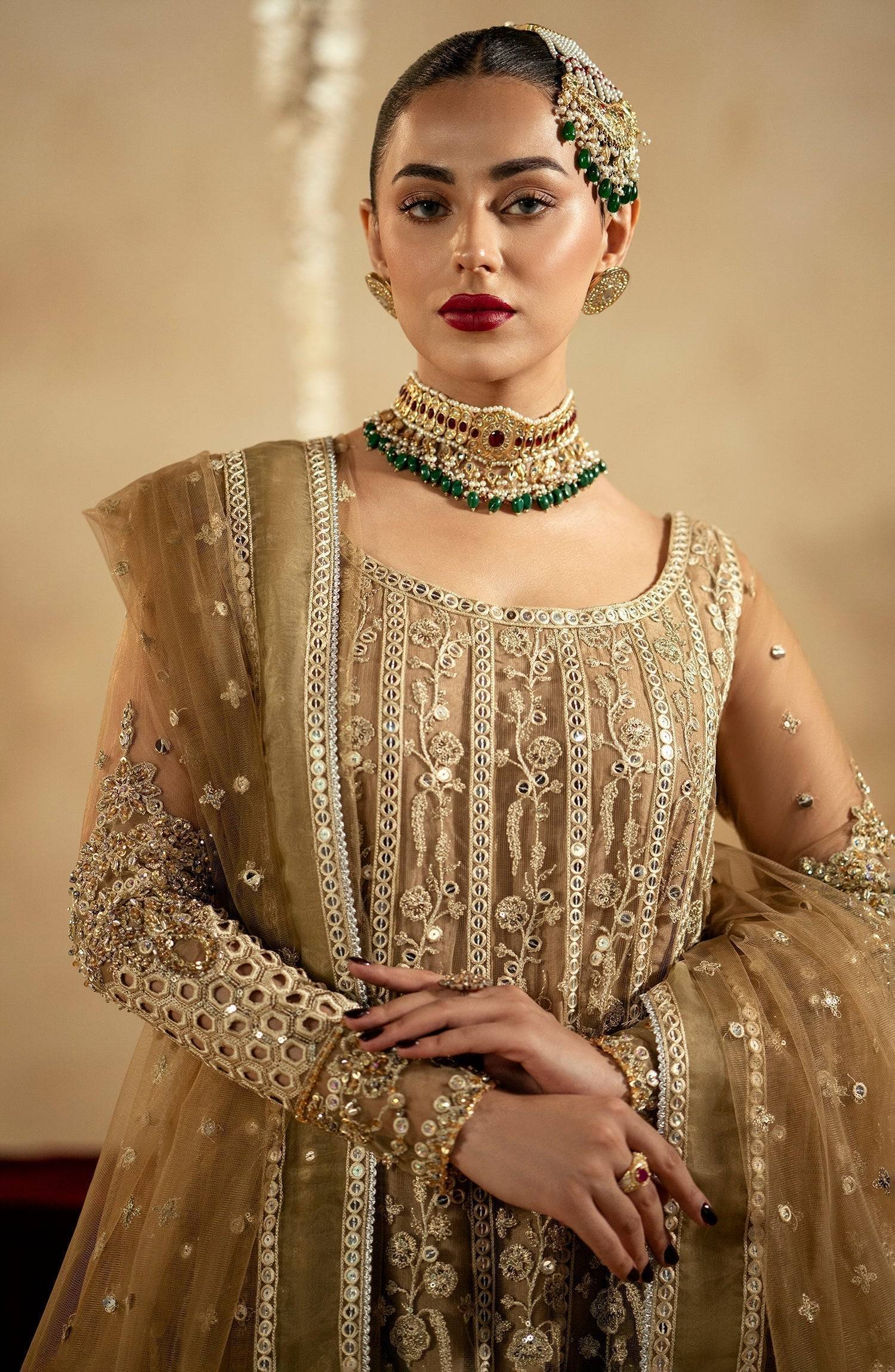 Maryum N Maria | Zamani Beghum Formals 23 | Crystal Quartz-(MW23-520) - Pakistani Designer Dress - by Maryum N Maria | Type: Formal - 100% Original at Saira Sultan