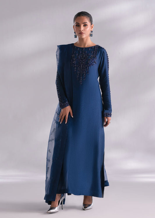 Mehak Yaqoob | Enchante The Luxe Edit | Sapphire XS Royal Blue Silk