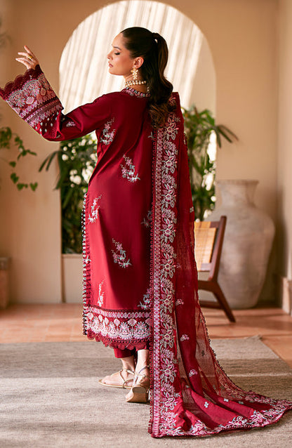 Emaan Adeel | Navaeh Luxury Pret | CERISE - Pakistani Designer Dress - by Emaan Adeel | Type: Luxury - 100% Original at Saira Sultan