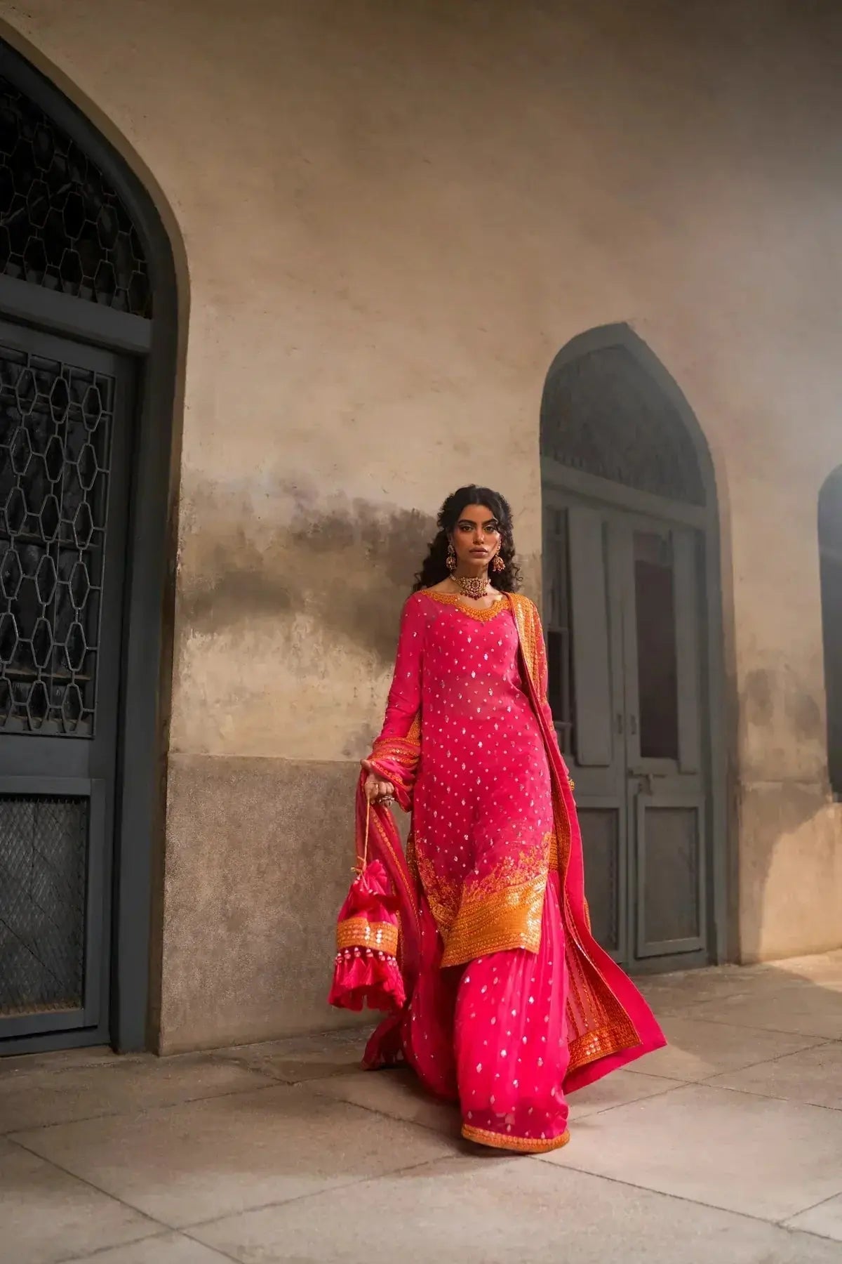 Erum Khan | Mannat Formals | Rangoli - Pakistani Designer Dress - by Erum Khan | Type: Bridal - 100% Original at Saira Sultan