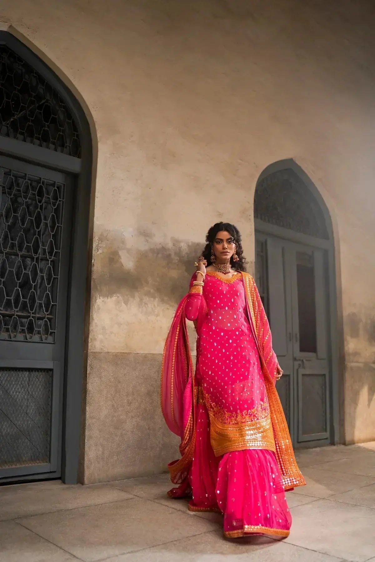 Erum Khan | Mannat Formals | Rangoli - Pakistani Designer Dress - by Erum Khan | Type: Bridal - 100% Original at Saira Sultan