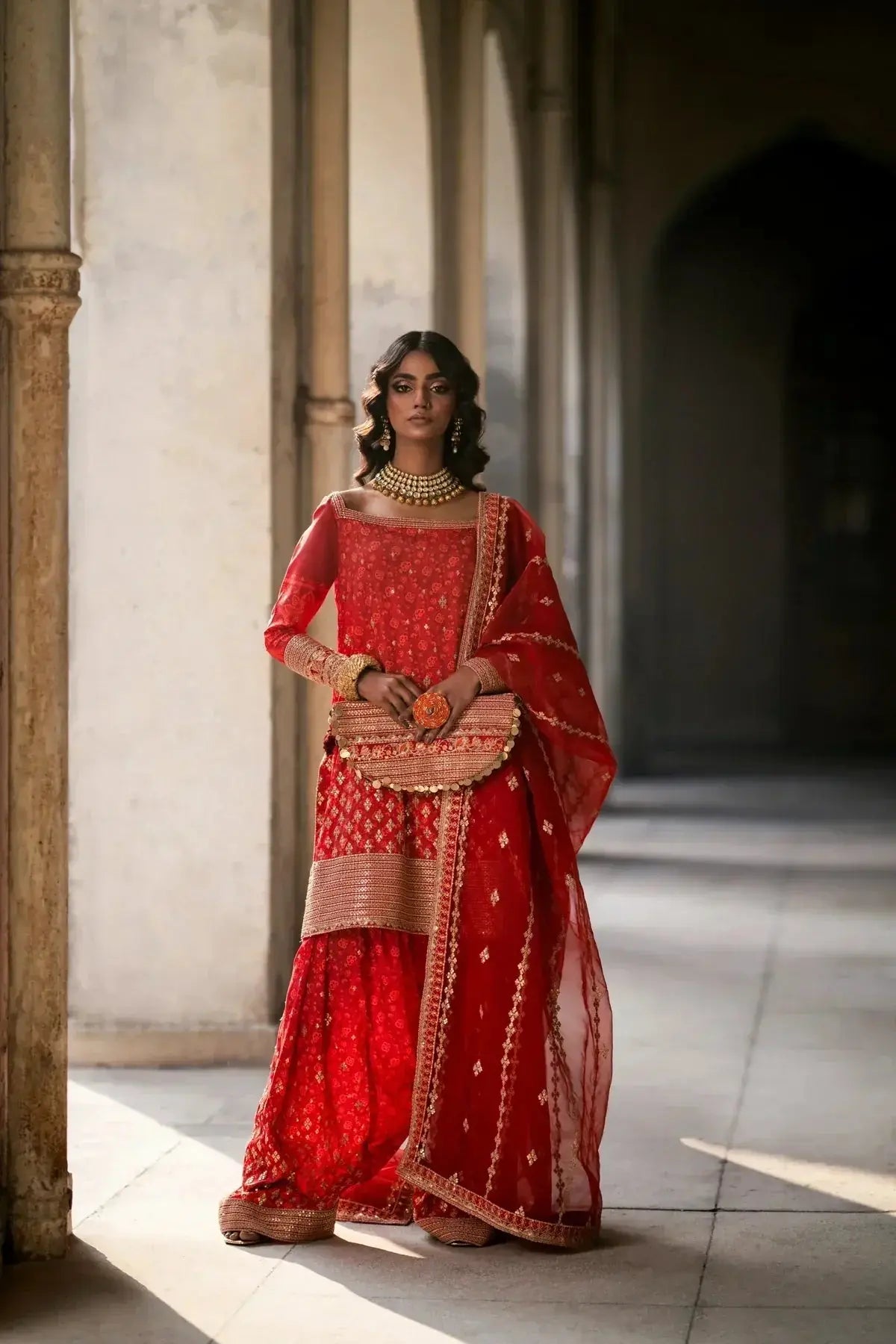 Erum Khan | Mannat Formals | Gulnaar - Pakistani Designer Dress - by Erum Khan | Type: Bridal - 100% Original at Saira Sultan