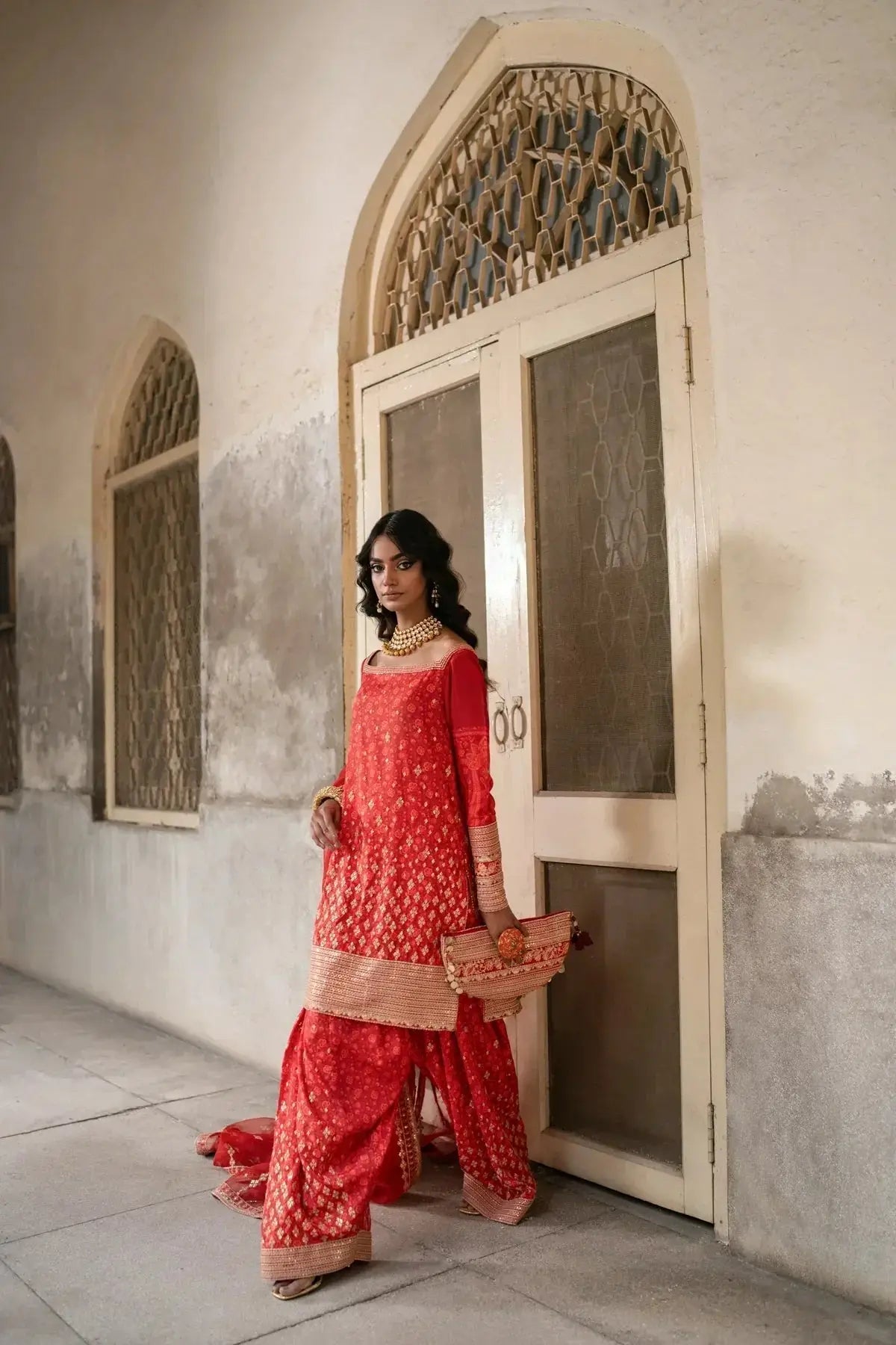 Erum Khan | Mannat Formals | Gulnaar - Pakistani Designer Dress - by Erum Khan | Type: Bridal - 100% Original at Saira Sultan