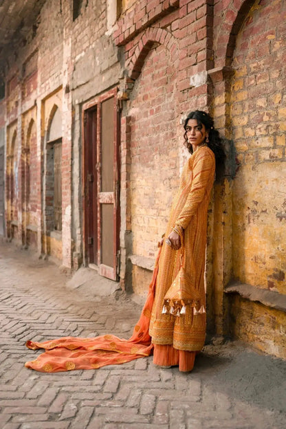 Erum Khan | Mannat Formals | Shamma - Pakistani Designer Dress - by Erum Khan | Type: Bridal - 100% Original at Saira Sultan