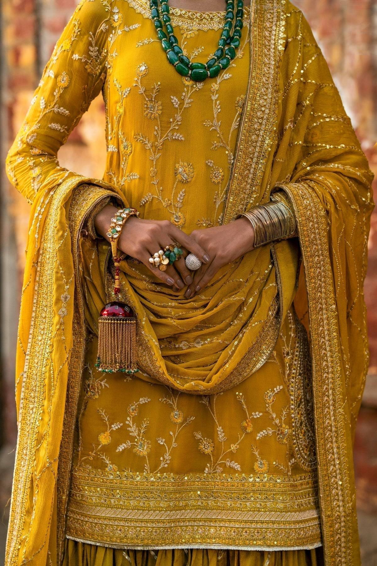 Erum Khan | Mannat Formals | Aatish - Pakistani Designer Dress - by Erum khan | Type: Bridal - 100% Original at Saira Sultan