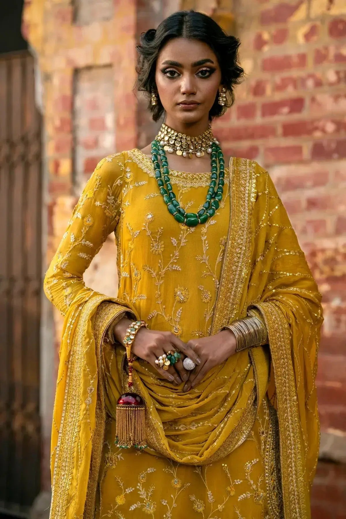 Erum Khan | Mannat Formals | Aatish - Pakistani Designer Dress - by Erum khan | Type: Bridal - 100% Original at Saira Sultan