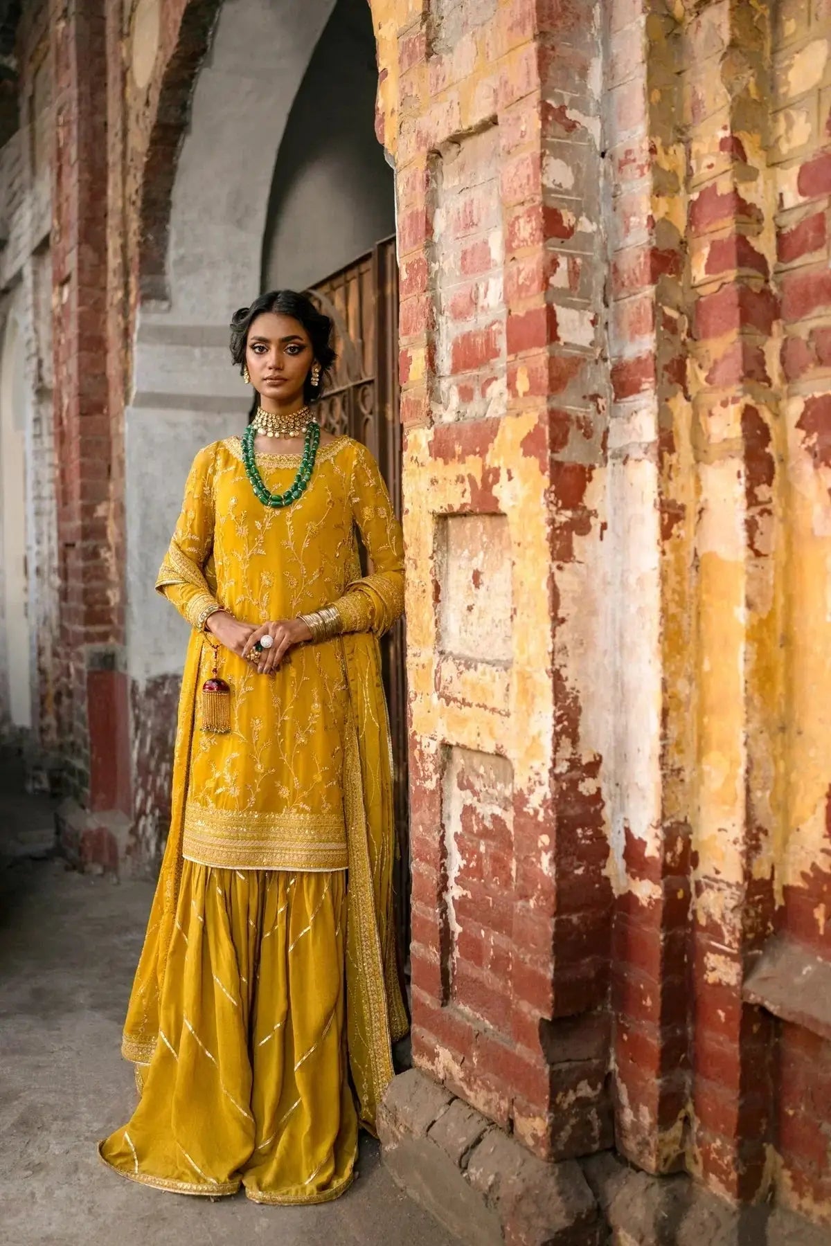 Erum Khan | Mannat Formals | Aatish - Pakistani Designer Dress - by Erum khan | Type: Bridal - 100% Original at Saira Sultan