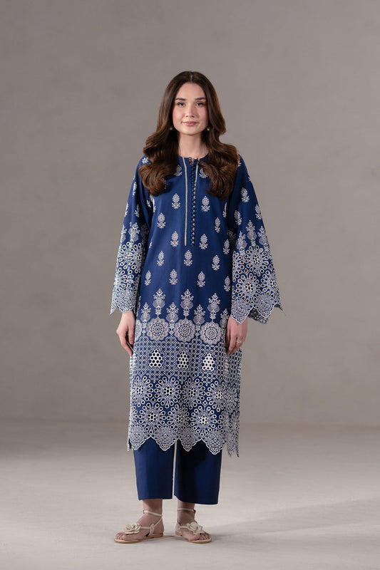 Akbar Aslam | Pret Lawn | Ovria XS Cobalt Blue Lawn