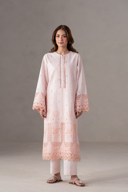 Akbar Aslam | Pret Lawn | Eloura XS Pale Peach Lawn