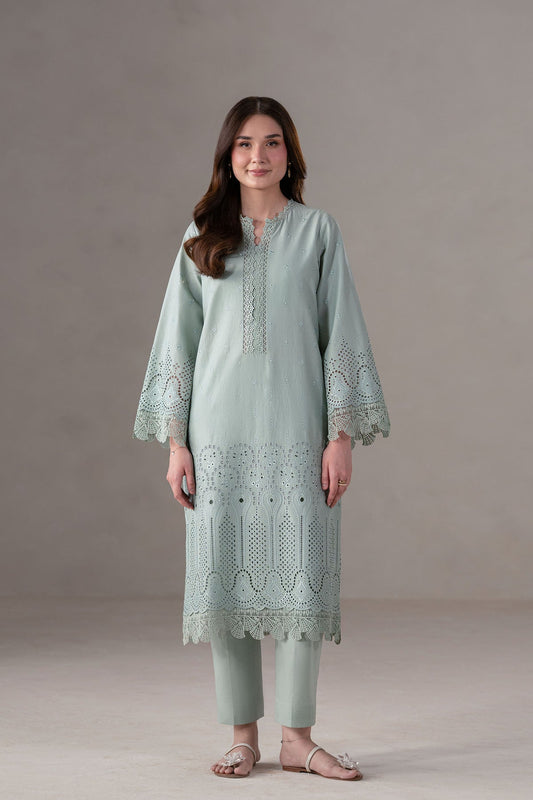 Akbar Aslam | Pret Lawn | Mireve XS Ice Blue Lawn