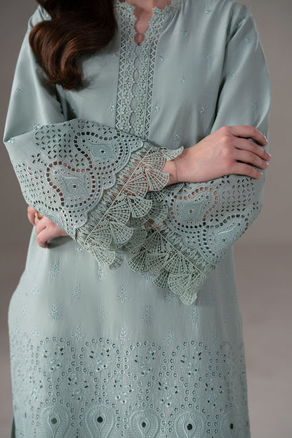 Akbar Aslam | Pret Lawn | Mireve M Ice Blue Lawn