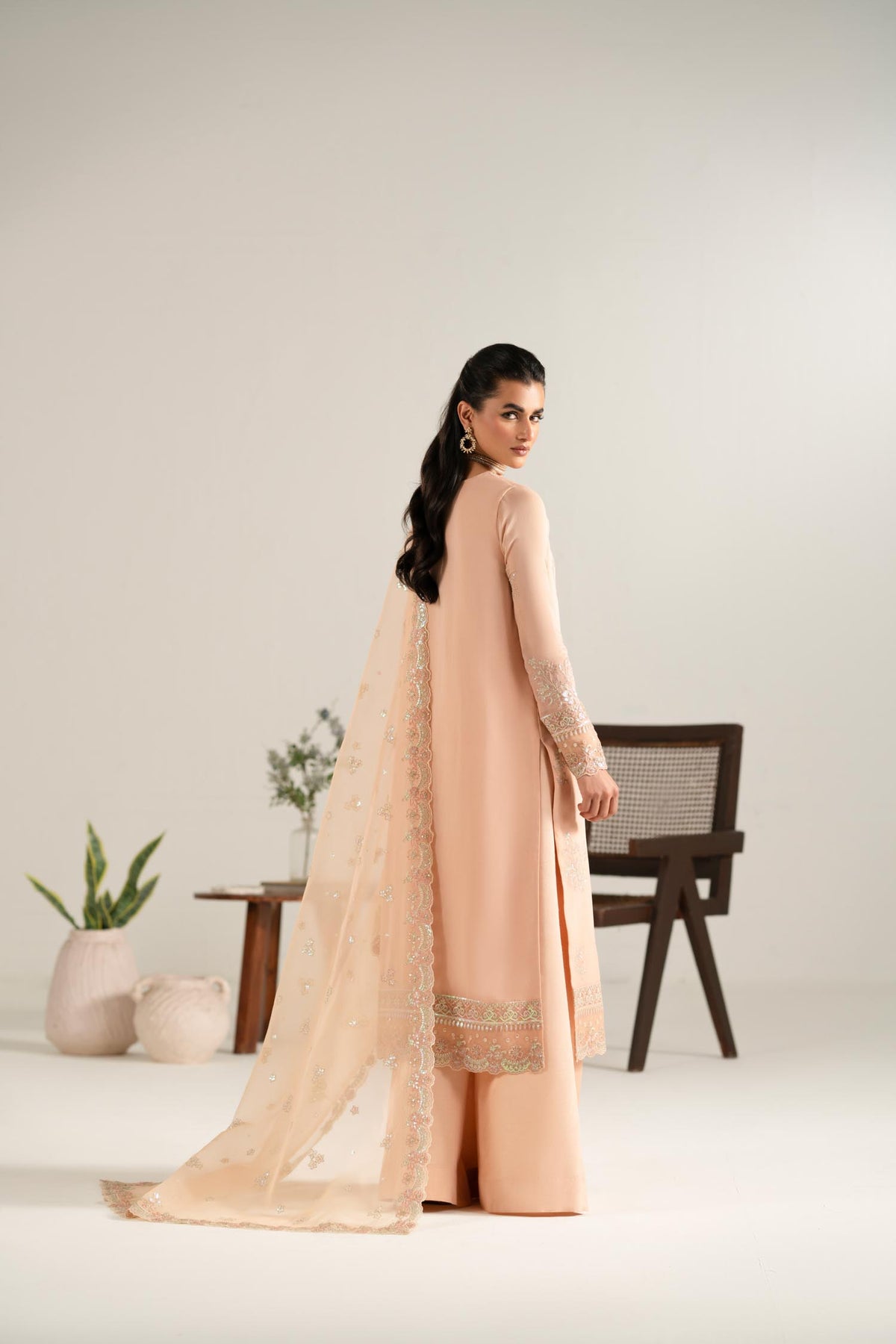 Akbar Aslam | Formal Pret | Zuhra S Skin Chiffon